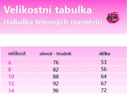 velikostní tabulka_dětská mikina